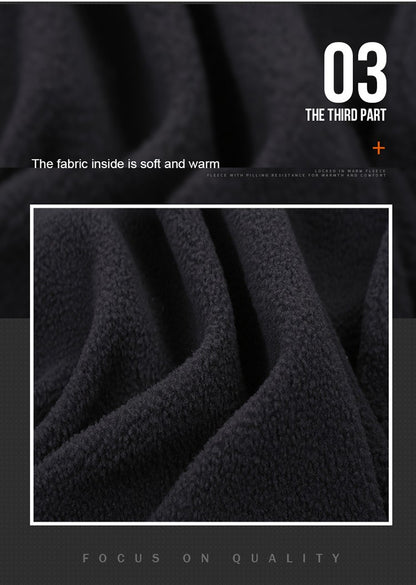 TRVLWEGO Winter Men Camping Hiking Pants Tactic Travel Soft Shell Warm Waterproof Fleece Windproof Outdoor Trekking Trousers