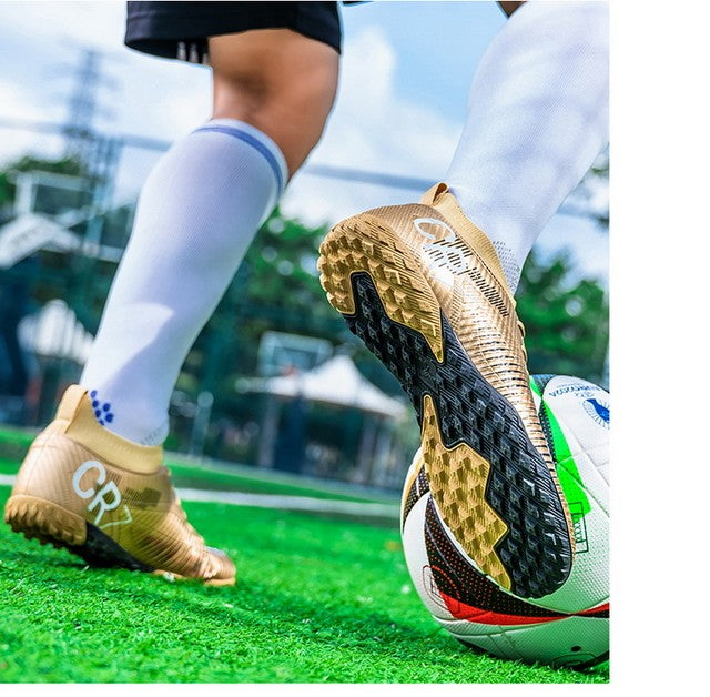 New Men's and Women's Football Cleats Firm Ground Outdoor Professional Football Shoes Lightweight Sports Sneaker Rugby Boots