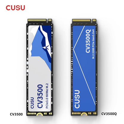 SSD CUSU 512GB 1TB 2TB NVMe M2 PCIe3.0 M.2 2280 Unidade de Estado Sólido para Notebook Desktop