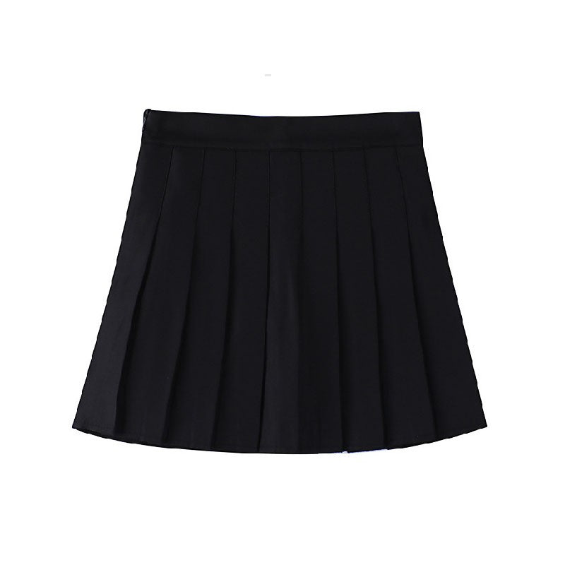 1pcs Spring Summer Womens Mini Skirts Girls Pleated Skirts Lady High Waist Cute Pink Skirt Student Short Skirt JK Uniform Skirts