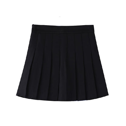 1pcs Spring Summer Womens Mini Skirts Girls Pleated Skirts Lady High Waist Cute Pink Skirt Student Short Skirt JK Uniform Skirts