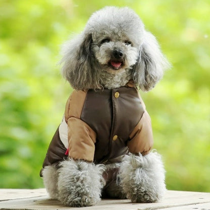 Casaco Acolchoado de Inverno para Cães, Jaqueta de Cachorro Quente e Macia, Roupas Fashion para Filhotes, Casaco Fofo para Gatos, Roupas para Pets, Roupas para Bulldog Francês