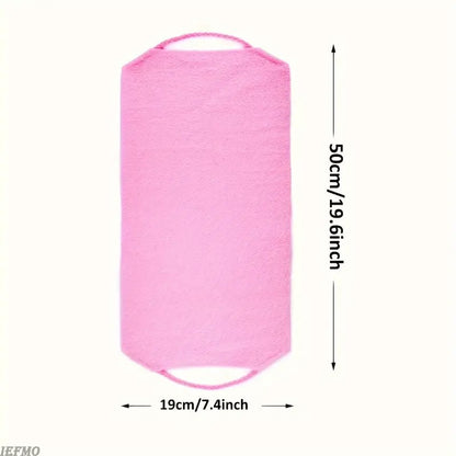 1/2pcs Sheet Exfoliating Bath Towel Bath Stretchable Back Full Body Scrub Towel Super Absorbent Scrub Towel Bathroom Supplies
