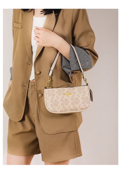 High-End Women's Underarm Shoulder Bag Classic Vintage Ladies Crossbody Handbag Elegant Designer Leather Messenger Bag For Women