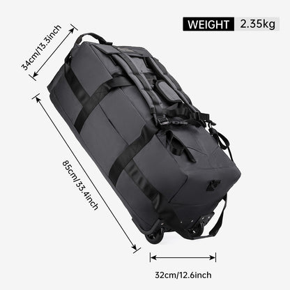 Travel Bag, Large-Capacity Handbag, Portable Outdoor Hand Luggage, Roller Travel Bag, Convenient and Practical Unisex Duffel Bag