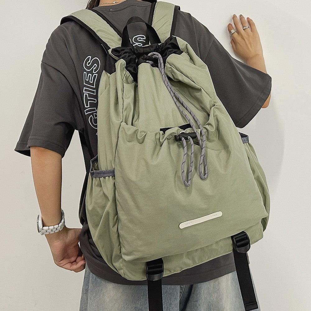 Outdoor Lightweight Backpack with Drawstring Drawstring and Drawstring, Large Capacity Hiking Backpack, Sports Backpack