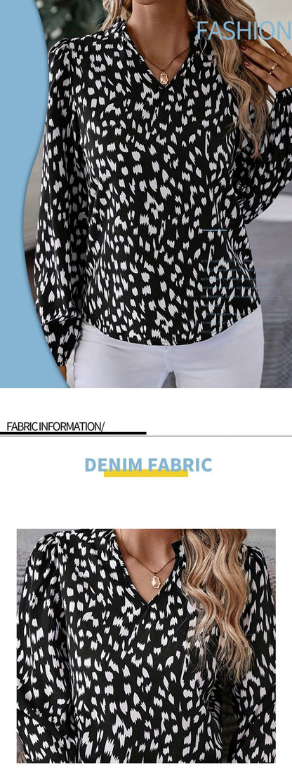 Women's plus size shirt summer chic elegant shirt casual women's fashionable shirt