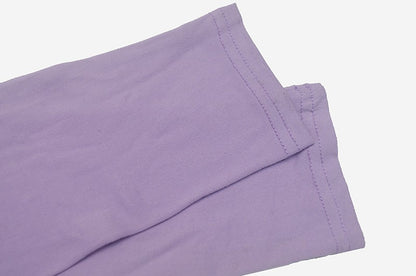 New Dresses 2025 Woman Fashion Summer High-neck Purple Long-sleeved Pleated Tie-up Dress Skirt Women's Clothing