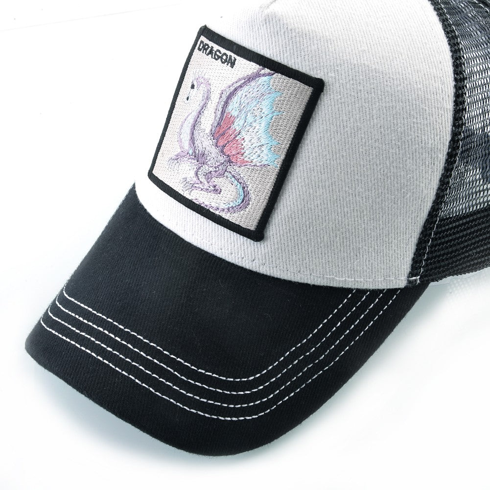 TQMSMY Embroidery Dragon Baseball Cap Men Outdoor Casual Visor Hats Women Snapback Trucker Caps Unisex Hip Hop Drake Bones