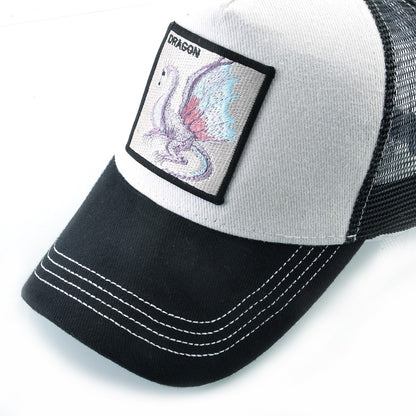 TQMSMY Embroidery Dragon Baseball Cap Men Outdoor Casual Visor Hats Women Snapback Trucker Caps Unisex Hip Hop Drake Bones