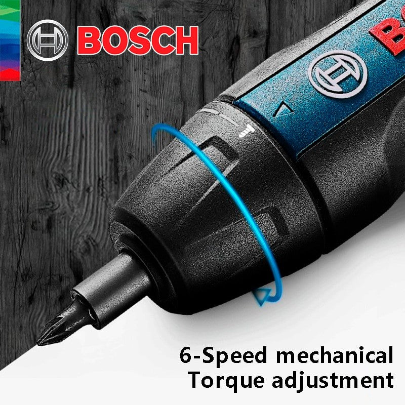 Bosch Parafusadeira Elétrica GO2 GO3 USB Recarregável Multifuncional Furadeira Manual Sem Fio Ferramentas Elétricas Manutenção Doméstica Reparo