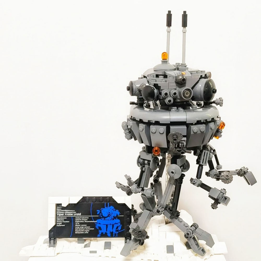 MOC Stock Imperial Probing Droid Modelo 75306 Tijolos Ideia Criativa Robô de Detecção Blocos de Construção Brinquedos Presentes para Meninos
