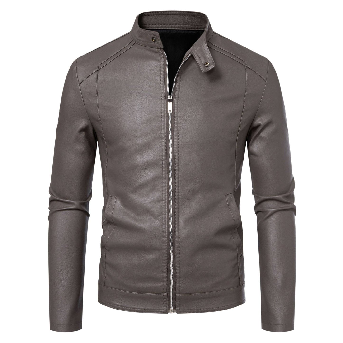 Mens PU Leather Jacket Men's Jackets Autumn Winter Warm Black Outdoor Outwear Coats 5XL Plus Szie ?????????? ???????