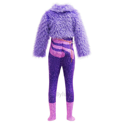 Gazelle Cosplay Costume Jumpsuit Carnival Party Singer Stage Performance Outfits Halloween Anime Zootopia Dress Up Clothes Set