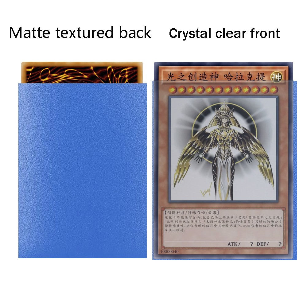100 Unidades Protetores de Carta Tamanho Japonês 62×89mm para Cards de YGO Capa Fosca para Cartas Esportivas