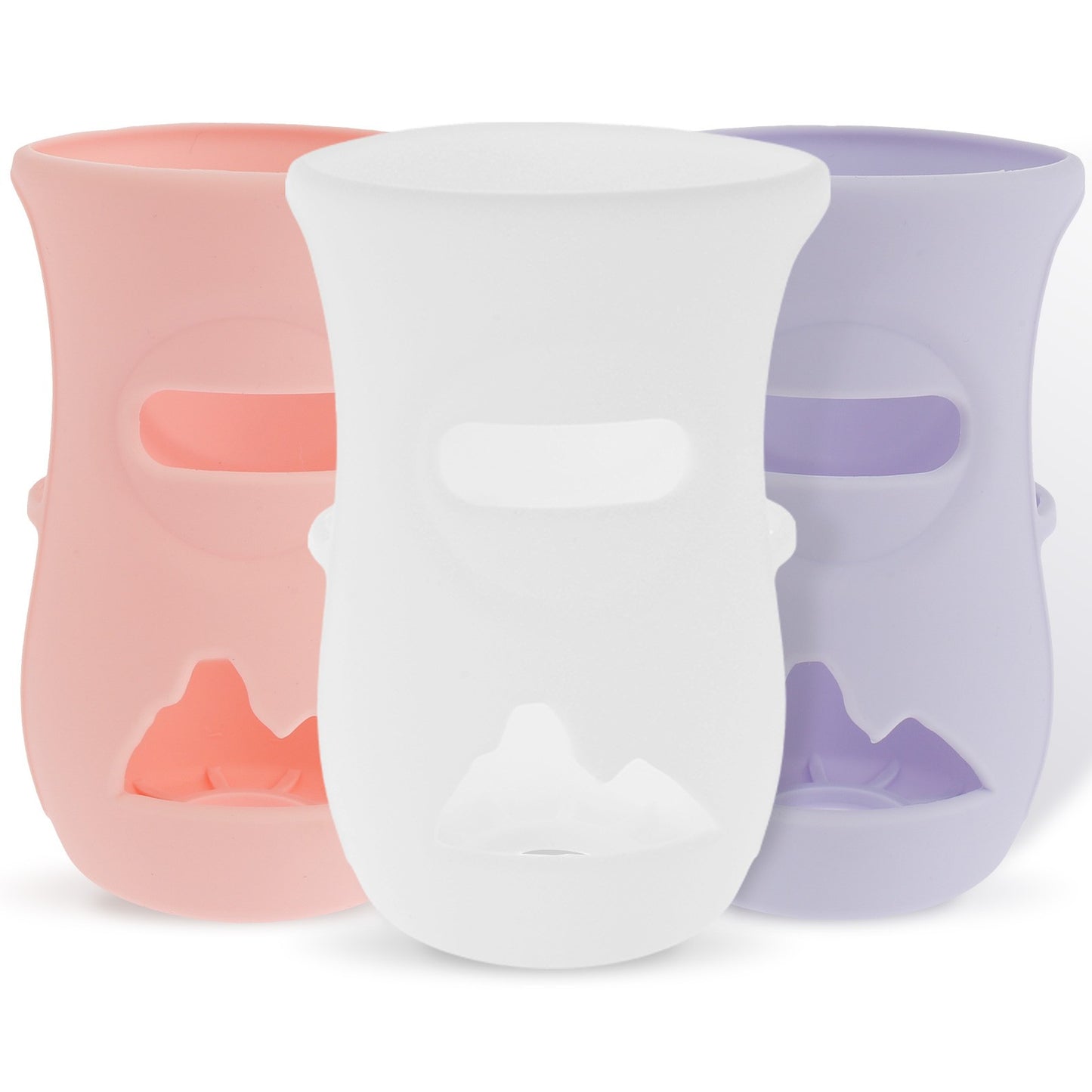 Silicone Sleeves Silicone Baby Bottle Cover Insulated Glass Bottle Compatible with AVENT Glass Natural Baby Bottle 4/8Oz