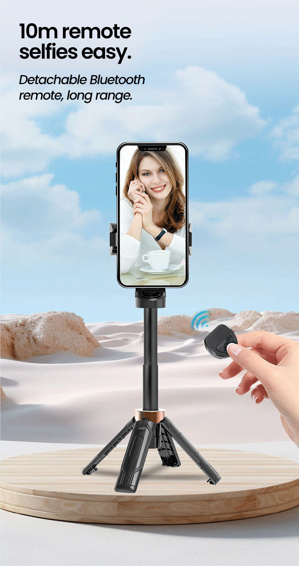 Mini Selfie Stick Wireless Bluetooth Portable Telescopic Multifunctional Phone Holder Tripod Extendable For iPhone Samsung Video