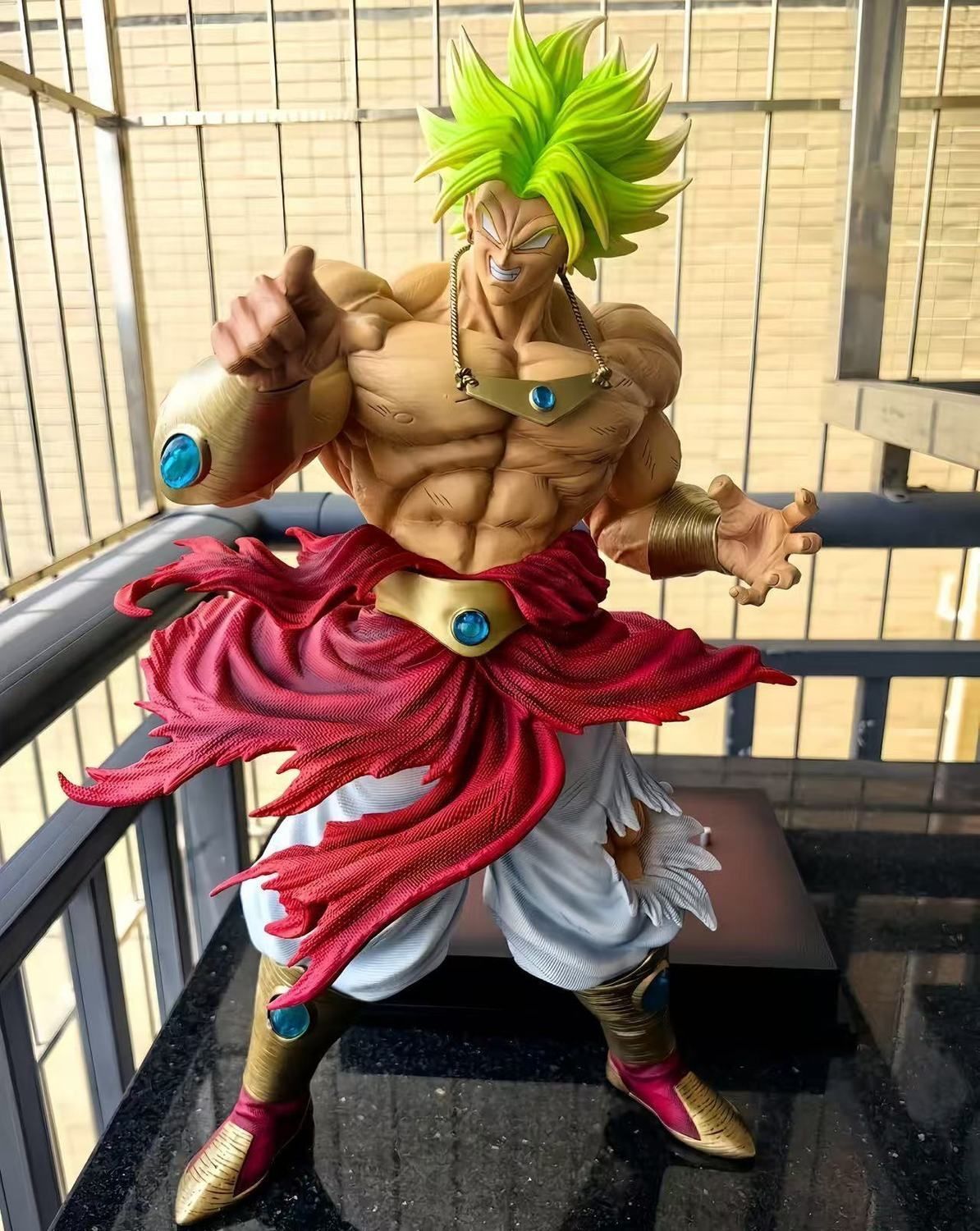 Dragon Ball Z Broly Anime Figure GK Ssj3 Broli Super Saiyan PVC Action Figurine 21cm/19.69 inch Statue Collection Model Toy Gift