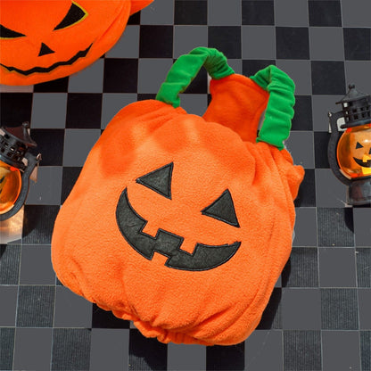 Fantasia de Abóbora Engraçada para Cães no Halloween, Lanterna, Traje de Transformação, Duas Pernas, Animal de Estimação, Chapéu Fofo de Abóbora, Jaqueta para Cães e Gatos