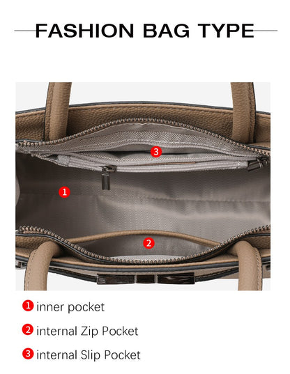 Genuine leather women's bag original first layer cowhide women's hand shoulder simple tote bag occupation