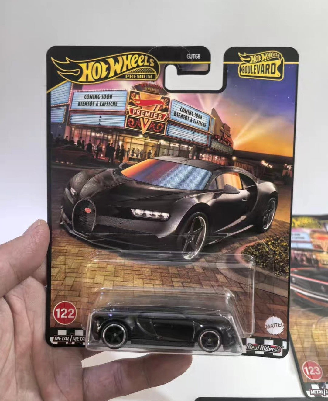 Hot Wheels Carros BOULEVARD Porsche Carrera 2.7 RS Bugatti Chiron 1/64 Modelo de Metal Fundido Coleção Veículos de Brinquedo GJT68
