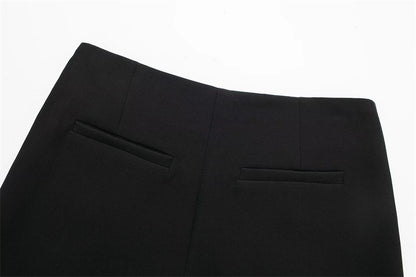 MUJER 2025 Black Mini Skirt Shorts Woman Fashion Asymmetric Skort For Women High