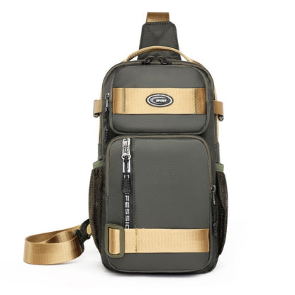 Fashion Multifunction Men's Shoulder Bag Outdoor Sling Crossbody Bags For Male Travel Trend High Capacity Sport Chest Bag