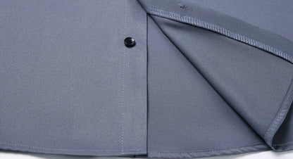 High End  Mulberry Silk Men Business Shirt Long Sleeve  Button Invisible Elastic Tops Wrinkle Resistant  Luxurious Men Shirt