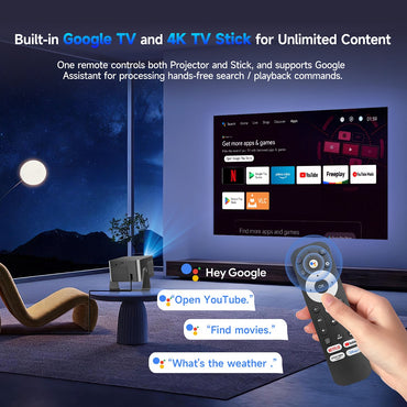 Magcubic HY350MAX GT 900 ANSI Projector with Google TV 1080p native projector auto focus portable beam android  home theater