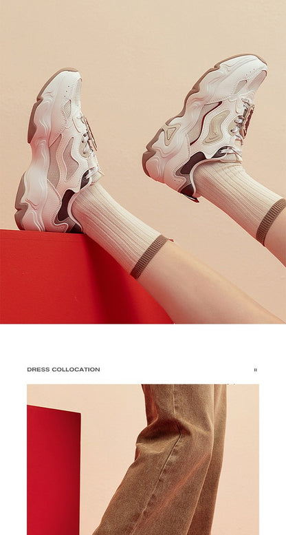 Xtep Star Trails 2.0 Women's Low Top Casual Shoes 2025 Spring Breathable Non-slip Thick Sole Leisure Sports Shoes 975118320005