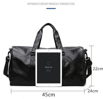 Golf Boston Bag Golf Clothing Bags Travel Business Handbag Large-capacity Crossbody Handbag Soft PU Leather Sports Fitness Gifts