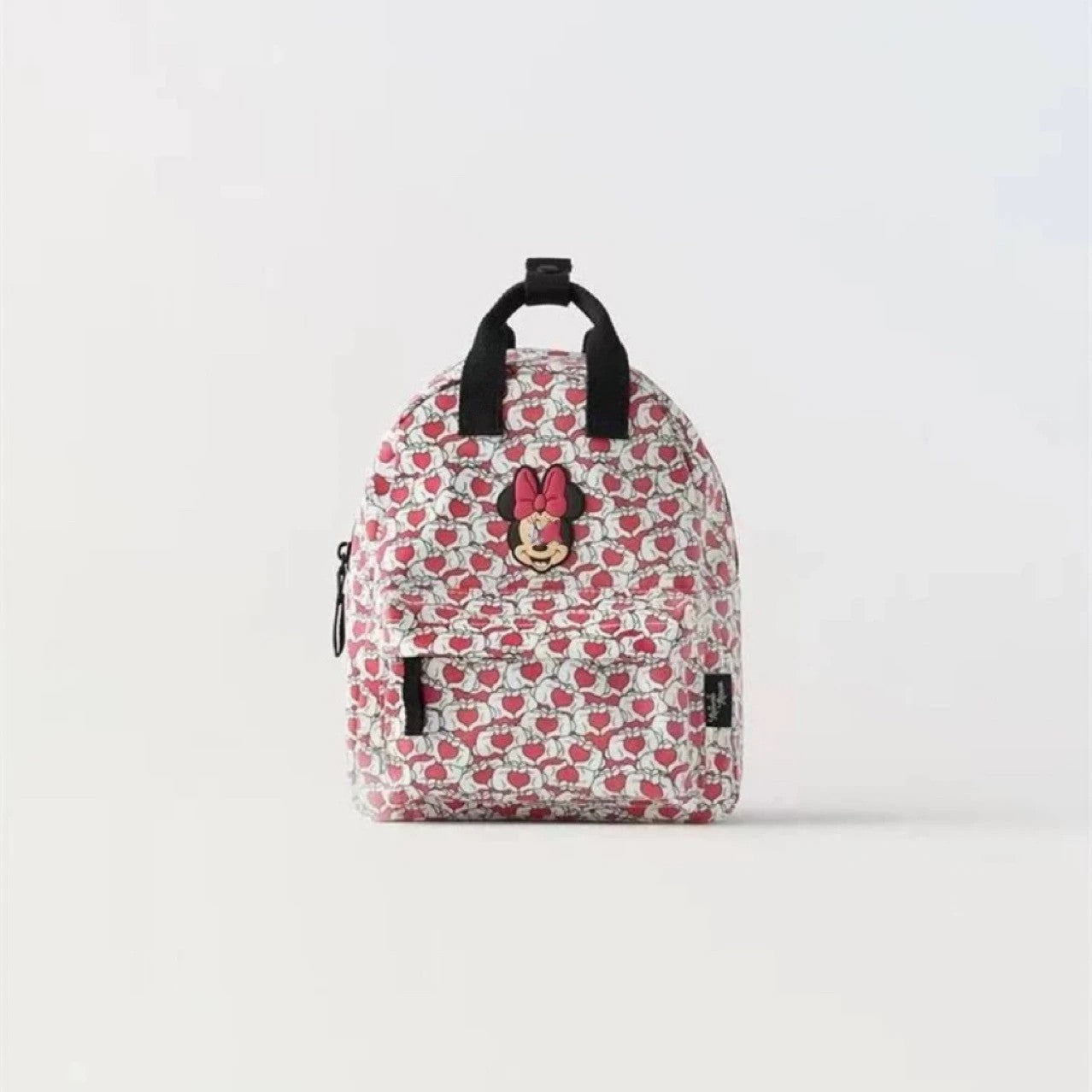 Kids Disney Minnie Mouse Doodle Print Children's Mickey Backpack Casual Large Capacity Shoulder Bag Preschool Backpack