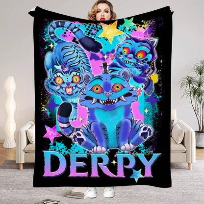 Huntrix Blankets K pop Demon Hunters Zoey Rumi Mira Soft Warm Throw Blanket Winter Kids Couch Bed Fluffy Bedspread