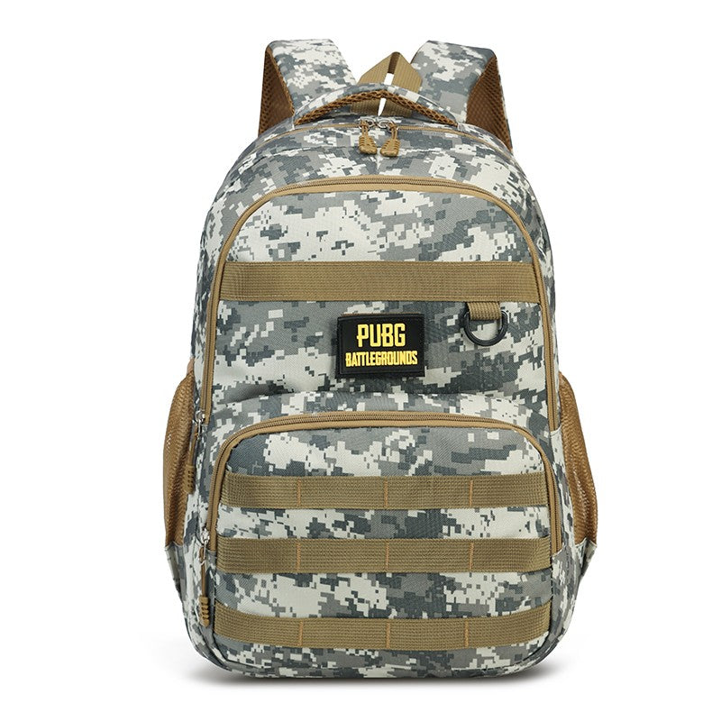 Camouflage large-capacity backpack - zipper closure, hiking, traveling, outdoor adventure backpack