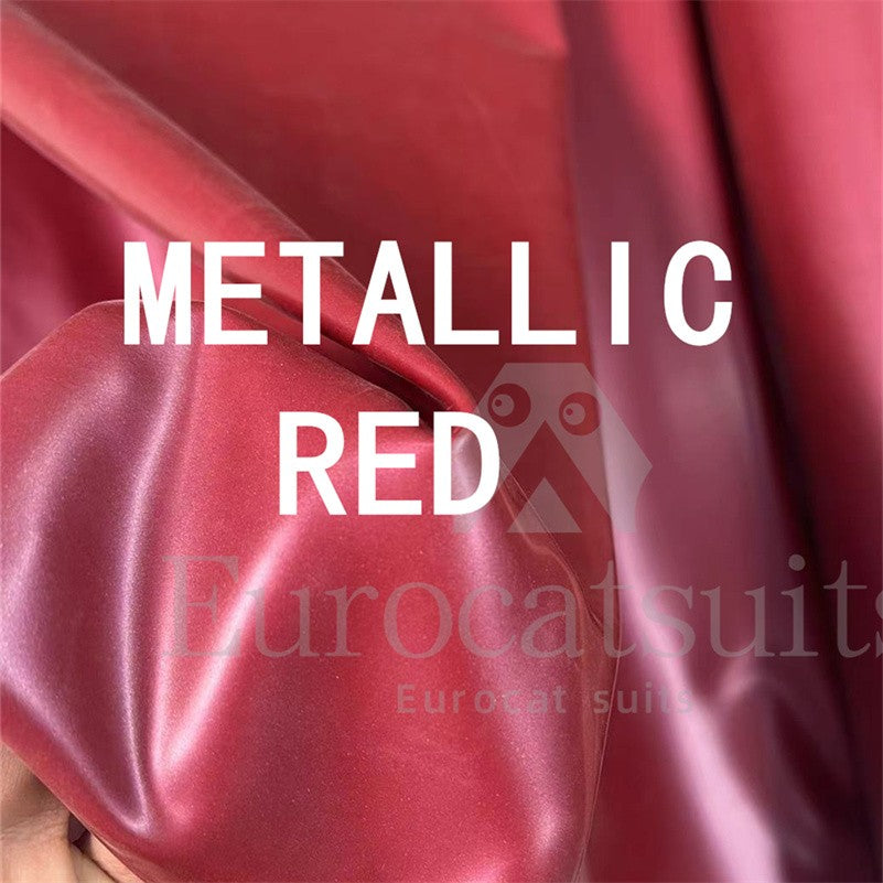 Red Rubber Hood Mask Women with Ombre Pigtails Breathable Open Rubber Design Cosplay