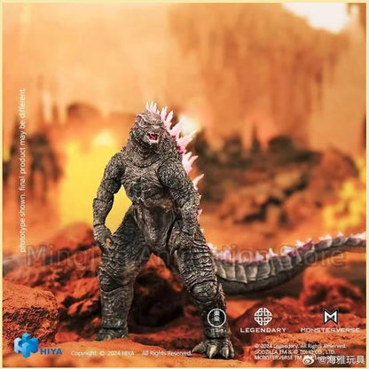 In Stock 18CM HIYA Action Figure Exquisite Basic Series   Kong The New Empire Godzilla Evolved Ver GARAGE KIT