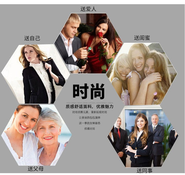 New women's handbag, single shoulder crossbody bag, PU women's tote bag, large capacity women's bag