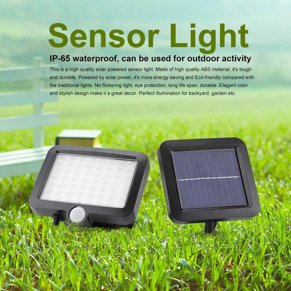 160LED Solar Powered Wall Light Waterproof Outdoor Motion Sensor Lighting Park Courtyard Fence Street Garden Decoration Lamp