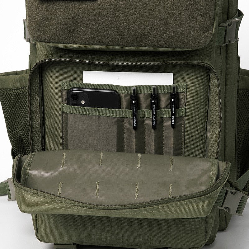 Mochila Tática 45L survival Bag Hunting MOLLE Backpack GYM Para Homens EDC Outdoor Hiking Rucksack com Suporte para Garrafa