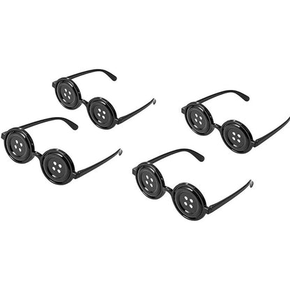 Button Eyes Glasses Eyewear Halloween Glasses Cosplay for Halloween Costume Accessory Party Favor Eyewear