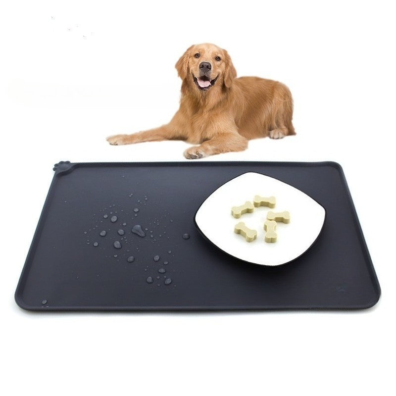 High Quality Waterproof Non-slip Pet Mat Dog Feeding Pad Easy To Clean Silicone Pet Food Mat, Table Mat, Large Placemat