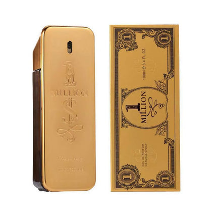 Golden Million Gold ,Perfume  Fragrance Cologne Fresh Men's Woody Brick Extrait - Men's Long-Lasting 100ml  Perfume Pray