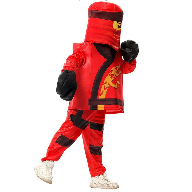 Anime Game Ninja Costumes for Boys and Girls Sets Halloween Children's Cosplay Performance Costumes Sutit