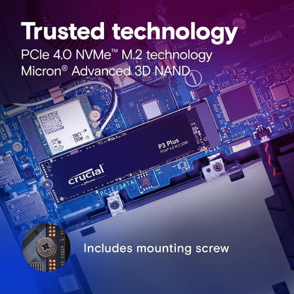 Crucial P3 Plus 1TB 2TB PCIe Gen4 NVMe M.2 SSD Interno (Pacote OEM) & Crucial NVME 2280 P310 1TB SSD & Crucial T500 1TB