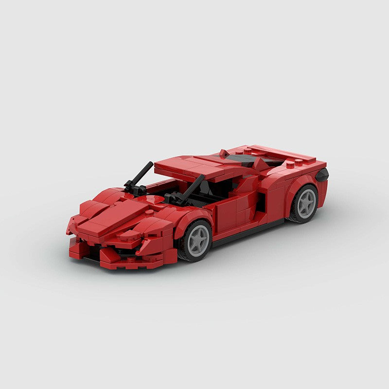 MOC Carro Esportivo de Corrida Veículo Cidade Speed Racer Modelo Técnico Blocos de Construção Tijolos Supercarro F1 Brinquedos Infantis Presentes para Meninos NSX