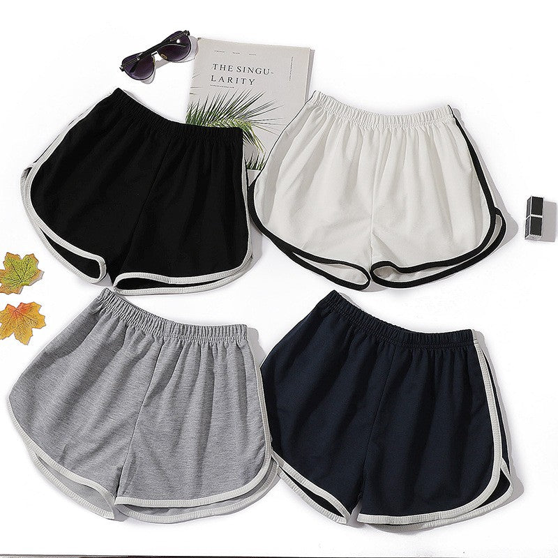 Summer Men and Women casual loose straight shorts lady stylish thin breathable wide leg gym short pants Women yoga Shorts