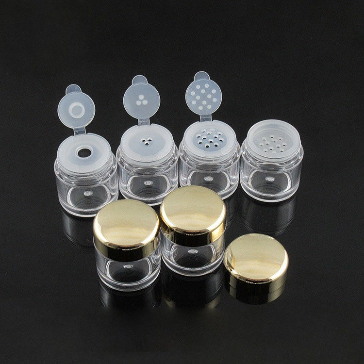 5G Empty Cosmetic Sifter jars Loose Powder Container Screw Lid DIY Makeup Tools Refillable Bottles