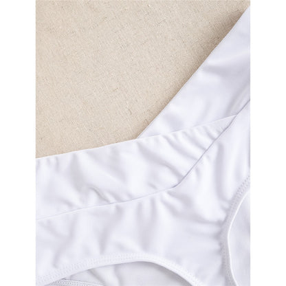 S - XL High Waist High Leg Cut Bikini Bottom Swim Brief Women Swimwear Female Bather Brazilian Tanga Panties Underwear K7095