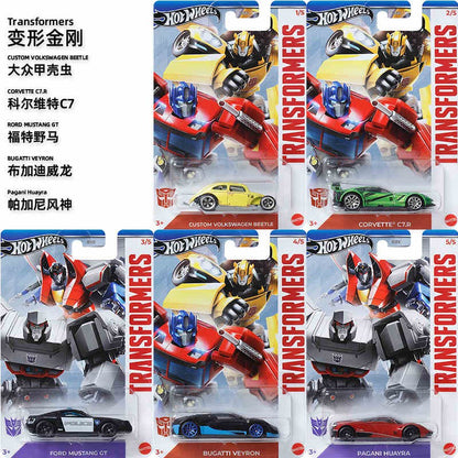 Hot Sale Hot Wheels Volkswagen Beetle Gold 1/64 Diecast Model Car Transformer Bumblebee186 Custom Models Collecte Birthday Gifts