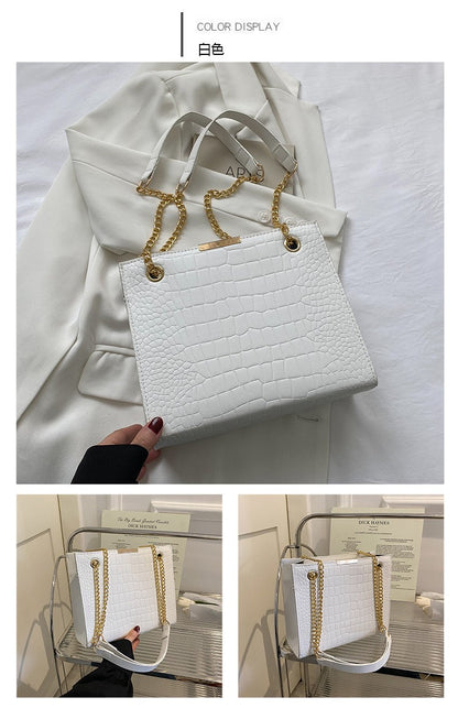 2025 Fashion Luxury Female Crossbody Bags for Women Designer Shoulder Bag Chain Solid Color Messenger Bag Handbags